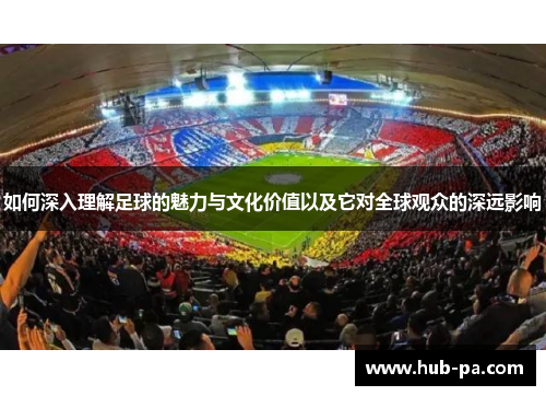 如何深入理解足球的魅力与文化价值以及它对全球观众的深远影响