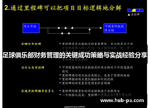 足球俱乐部财务管理的关键成功策略与实战经验分享